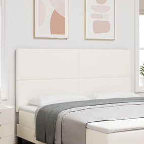 vidaXL Κεφαλάρι Απλής Σχεδίασης Κρεμ 180 εκ. από Κορντούρα