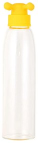 Μπουκάλι Νερού 20.21.0751 Borosilicate Γυάλινο 500ML Yellow Rainbow Benetton Glass