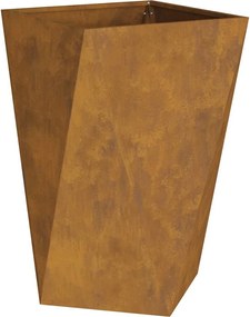 vidaXL Γλάστρα 2 pcs Σκ rusty 50 x 50 x 75 cm