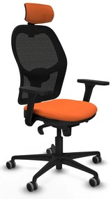 Καρέκλα γραφείου με κεφαλάρι Jorquera Piqueras y Crespo 3D036G2 Πορτοκαλί