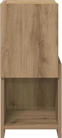vidaXL Γωνιακό Ντουλάπι Artisan Oak 25,5x25x55εκ Επεξεργασμένο ξύλο