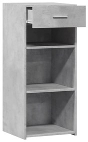 vidaXL Ντουλάπι Γκρι Σκυροδέματος 40x42,5x93 εκ. Επεξεργασμένο Ξύλο