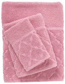 Σετ Πετσέτες 3τμχ Polycotton Best 0791 Ροζ Das Home