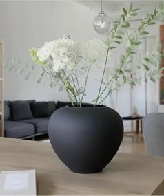Stewehome μεγάλο μποέμ βάζο από κεραμική Μαύρο
