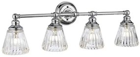 Απλίκα Φωτιστικό Μπάνιου 4xG9 Χρώμιο IP44 Keynes QN-KEYNES4-BATH Quintiesse Elstead Lighting-QN-KEYNES4-BATH-Χρώμιο QN-KEYNES4-BATH