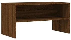 vidaXL Έπιπλο Τηλεόρασης Καφέ Δρυς 80x40x40 εκ. Επεξεργασμένο Ξύλο