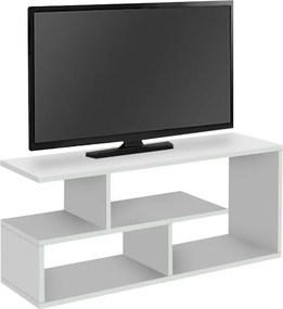 Έπιπλο τηλεόρασης Forever Megapap χρώμα λευκό 100x30x40cm.