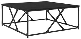 vidaXL Τραπεζάκι σαλονιού Μαύρη Οξυά 100 x 100 x 40 cm