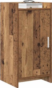 vidaXL Πλαϊνό γραφείο Παλαιωμένο ξύλο 40 x 36 x 80 εκ