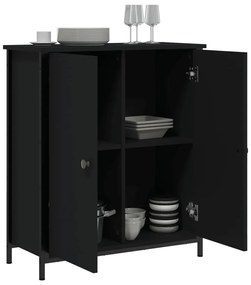 vidaXL Ντουλάπι Μαύρο 70 x 30 x 80 εκ. από Επεξεργασμένο Ξύλο