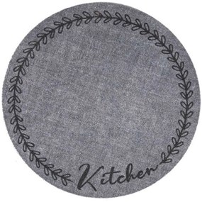 Χαλάκι Κουζίνας Cook &amp; Wash 495 Floreale Kitchen Φ67cm Grey Sdim 67Χ67 Round Polyamide