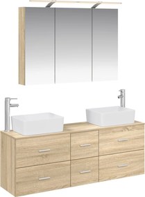 vidaXL Σετ Επίπλων Μπάνιου 4 pcs Sonoma Δρυς