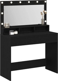 vidaXL Τραπέζι περιποίησης Μαύρη Οξυά 100 x 41 x 135 εκ.
