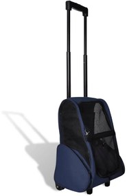 Τσάντα Μεταφοράς Κατοικίδιων Αναδιπλούμενη Πολυχρηστική Μπλε - Μπλε