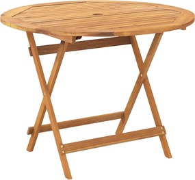 vidaXL Σετ Τραπεζαρίας Κήπου 5 τεμ. Κρεμ Ύφασμα/Μασίφ Πεύκου