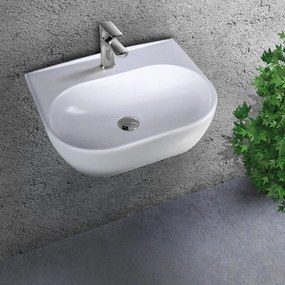 Bianco Ceramica Studio 39045 Νιπτήρας Κρεμαστός Λευκός 45x32 εκ.