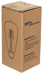 Λαμπτήρας Led Filament 12W E27 3000K Διάφανος