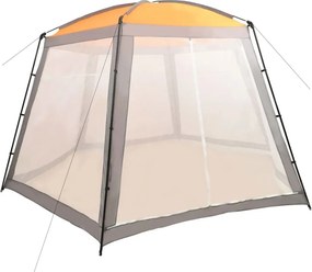 vidaXL Σκίαστρο Πισίνας Γκρι 500 x 433 x 250 εκ. Υφασμάτινο