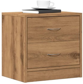 vidaXL Κομοδίνο Χρώμα Αρτισιανή Δρυς 40 x 30 x 40 εκ. από Επεξ. Ξύλο