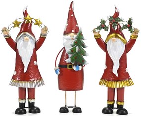Χριστουγεννιάτικη Διακόσμηση Κήπου Χαρακτήρες 41cm Σε 2 Σχέδια
