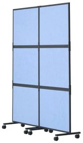 VEVOR Acoustic Room Divider Partition Panel Privacy Screen 2 Pack Indigo Blue