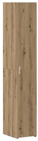vidaXL Λεπτός Ντουλάπι Αποθήκευσης artisan δρυς 30 x 42.5 x 225 εκ