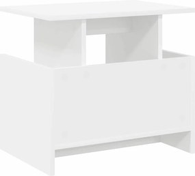 vidaXL Βάση TV Λευκό 50 x 35 x 45 cm Επεξεργασμένο ξύλο