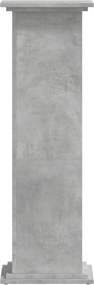 vidaXL Βάσεις Φυτών Γκρι Σκυρ. 33x33x100 εκ. Επεξεργασμένο Ξύλο