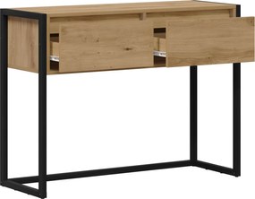 vidaXL End Table Καρυδιά Χειροποίητης Εργασίας 100 x 36 x 75 εκ.