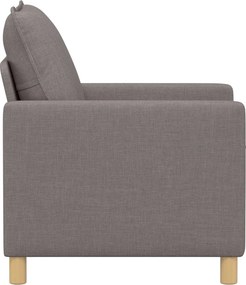 vidaXL Καναπές Taupe 76 x 81 x 87,5 εκ Ύφασμα