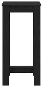vidaXL Τραπέζι μπαρ Μαύρη Οξυά 51 x 50 x 103.5 εκ. Επεξεργασμένο ξύλο