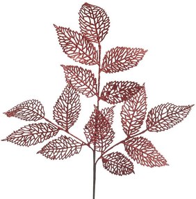 Διακοσμητικό Κλαδί-Φυτό Με Γκλίτερ 3-85-992-0006 Υ82 Red Inart Πλαστικό