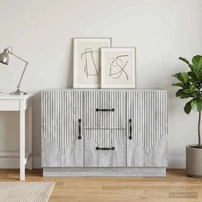 vidaXL Πλαϊνό γραφείο Γκρι Sonoma 89 x 34,5 x 57 εκ.