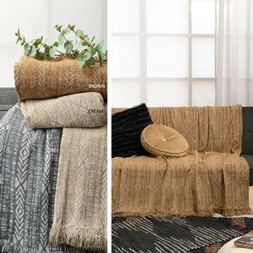 Ριχτάρι Καναπέ Διθέσιου (180x250) Palamaiki Basil Μπεζ,Εκρού