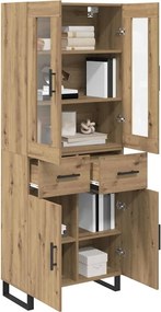 vidaXL Highboard 2 pcs Artisan Oak 69,5 x 34 x 180 εκ.