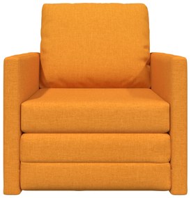 vidaXL Καναπές Κρεβάτι 2 σε 1 Σκούρο Κίτρινο 74x77x81 εκ Ύφασμα
