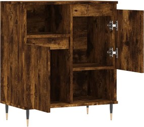 vidaXL Ντουλάπι Καπνιστή Δρυς 60x35x70 εκ. από Επεξεργασμένο Ξύλο