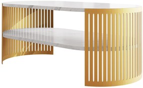 Τραπεζάκι σαλονιού Fikoli GD I-Leuko Marmaro