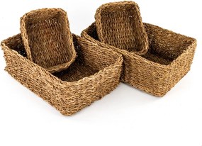 ΨΆΘΙΝΑ &amp; ΥΦΑΣΜΆΤΙΝΑ ΚΑΛΆΘΙΑ BASKET RECTANGULAR 54 NATURAL BD2000190