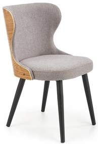 Dine 452 Καρεκλα Καφε / Γκρι 53x80x56cm