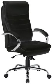 VELCO Pro Systems ΚΑΡΕΚΛΑ ΓΡΑΦΕΙΟΥ ΜΑΥΡΗ ΔΙΕΥΘΥΝΤΟΥ- ΔΙΑΣΤΑΣΕΙΣ: 64x71x110/120cm - ΕΠΙΦΑΝΕΙΑ PU+PVC velco-66-31527