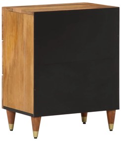 vidaXL Κομοδίνο 50x33x62 εκ. από Μασίφ Ξύλο Μάνγκο