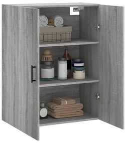 vidaXL Ντουλάπι Τοίχου Γκρι Sonoma 69,5 x 34 x 90 εκ.