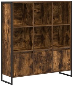 vidaXL Βιβλιοθήκη 2 pcs Καπνιστό Δρύς 99,5 x 30 x 108,5 εκ