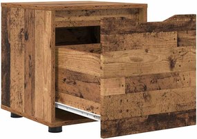 vidaXL Ντουλάπι Μπάνιου Παλιό Ξύλο 40,5 x 40 x 44 εκ