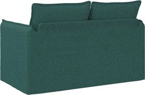 vidaXL Καναπές Σκούρο Πράσινο