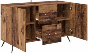 vidaXL Πλαϊνό γραφείο Παλιό Ξύλο 100 x 36 x 60 εκ. Επεξεργασμένο ξύλο