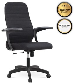 0077704 Καρέκλα γραφείου Melani Megapap με διπλό ύφασμα Mesh χρώμα μαύρο 66,5x70x102/112εκ. Mesh ύφασμα/Μέταλλο/Πολυκαρμπονικό/Δέρμα, 1 Τεμάχιο