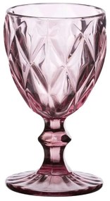 Ποτήρι Κρασιού Kare 230ml Purple - Cryspo Trio - 6 ΤΜΧ