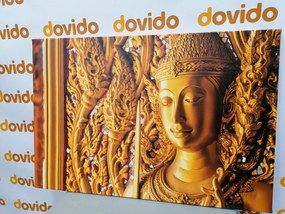 Εικόνα άγαλμα του Βούδα στο ναό - 90x60